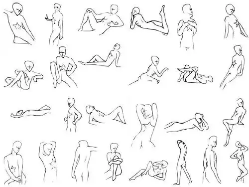 摄影模特姿势大全之五ppt