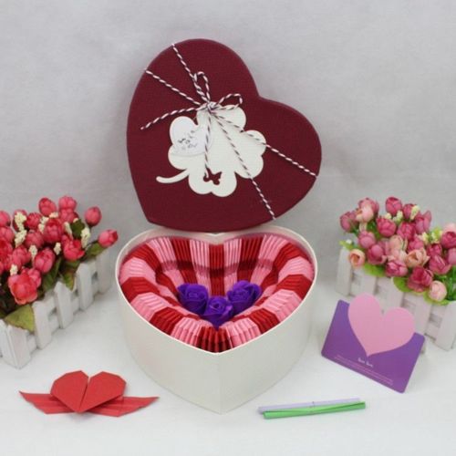 包邮大号成品爱心纯 手工折纸造型成品 纯手工打造 立体双面爱心