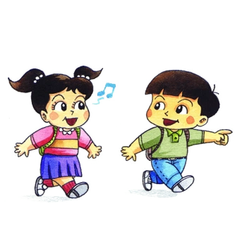 两个小朋友元素