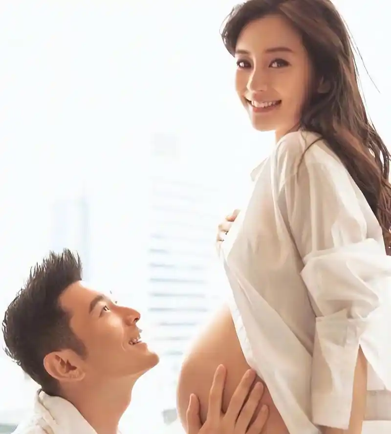 妊娠纹清晰可见,不愧为最真的假孕肚