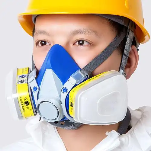 3m6200防毒面具喷漆防护防工业粉尘防尘毒化工气体烟尘鼻农药面罩