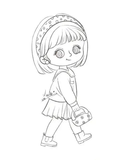 15商用/9215二改/96临摹请注明原作者#人物插画  #q版人物