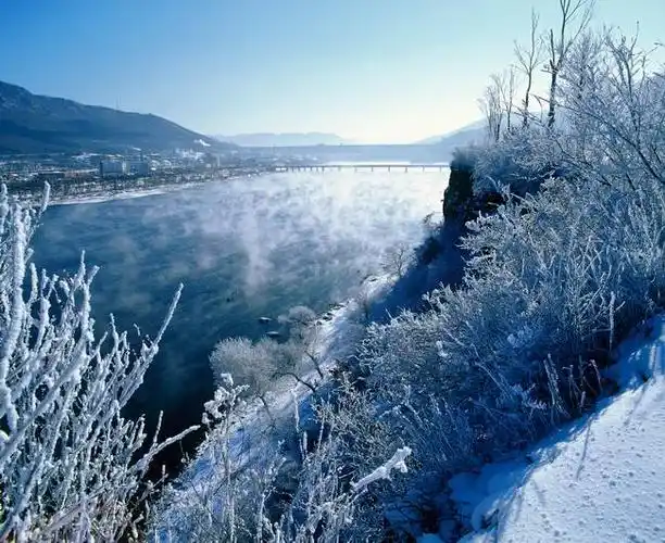 中国四大自然奇观之一(吉林雾凇)图