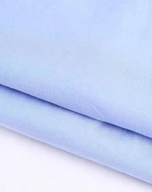 纯色百搭浅蓝色短袖衬衫