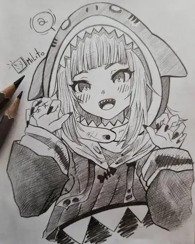 彩铅和铅笔画动漫人物看看都认识谁