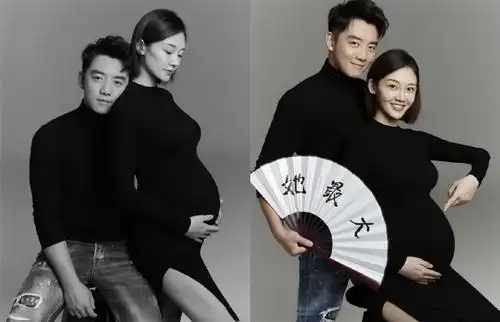 从照片中可以看出苗苗怀孕除了肚子还真是一点变化都没有啊,身材实在