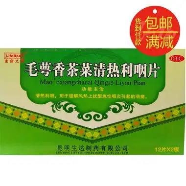 生命之舟 毛萼香茶菜清热利咽片 1.5g*24片
