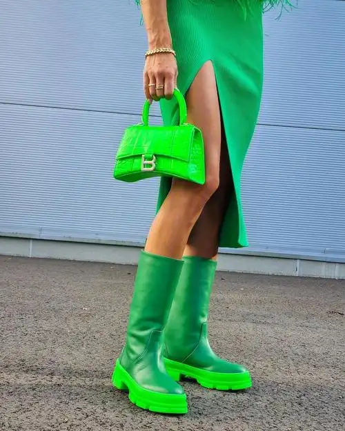 ninasandbech荧光绿look私服翻牌