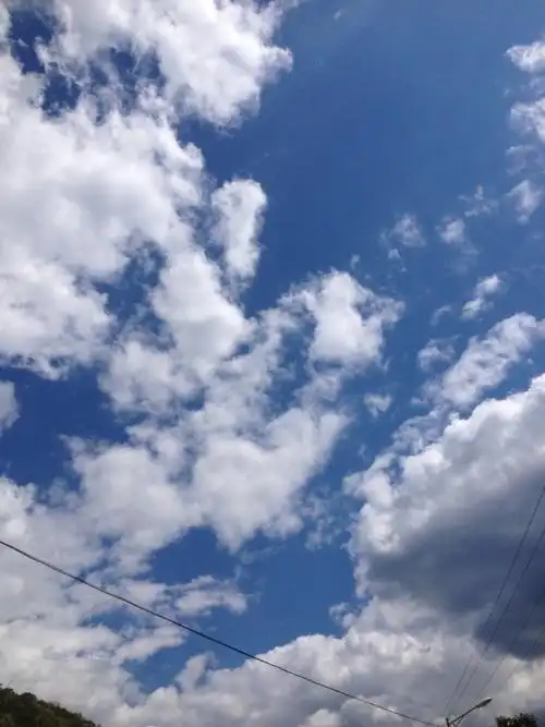 家里的天空超级蓝的