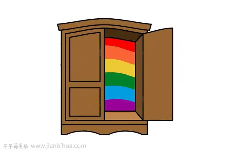 柜子简笔画图片