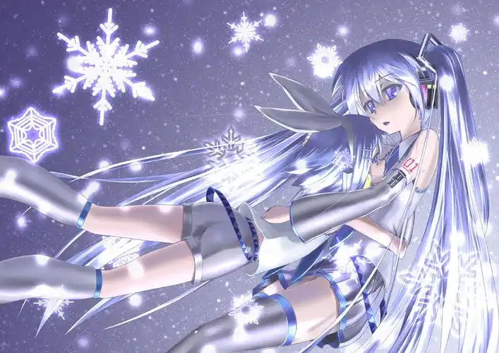 二创雪初音歌姬初音未来,动漫高清壁纸二次元美图-搜狐大视野-搜狐