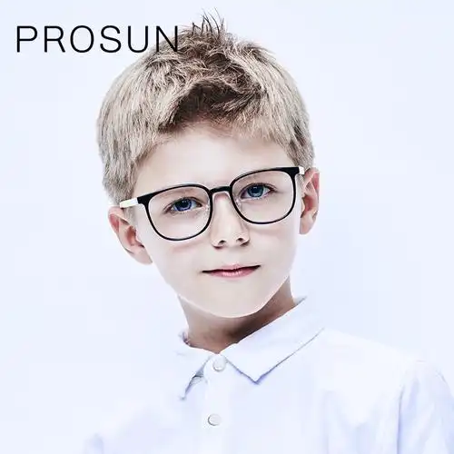 保圣新款儿童眼镜框轻盈柔软男女童近视镜上网课可配防蓝光护目镜