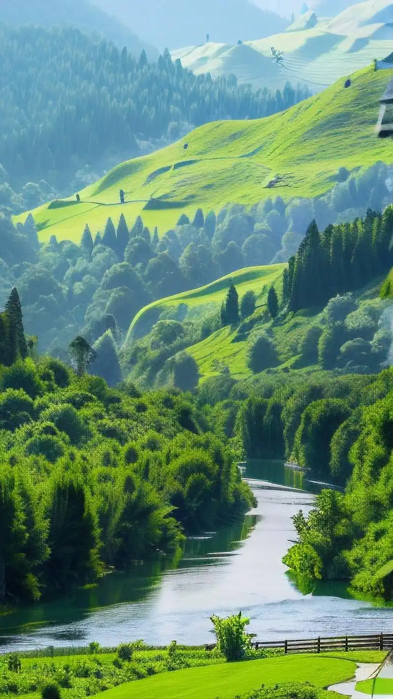 净绿色手机壁纸91,带你进入清新世界