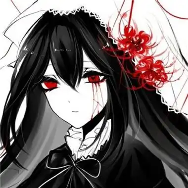 恐怖阴森诡异qq头像女生卡通女生qq头像卡通重口味系列