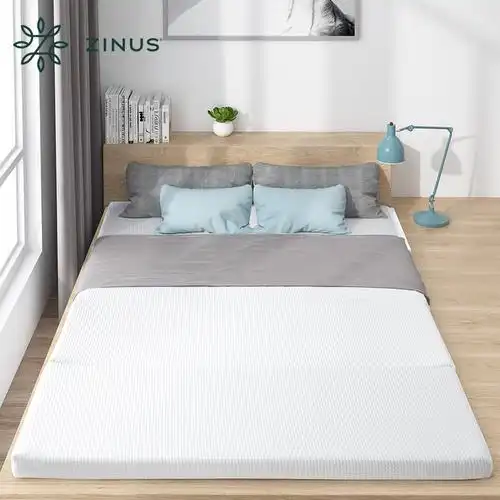 zinus际诺思床垫经济型家庭用天然乳胶冰丝乳胶薄垫阿拉斯加m15cm床垫