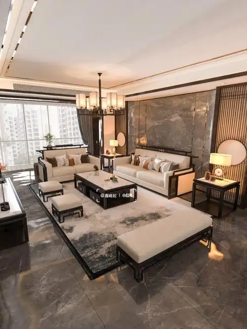 新中式实木沙发享受慷懒浪漫时光78