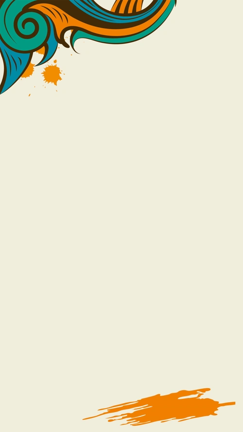 彩绘简约纯色底板背景