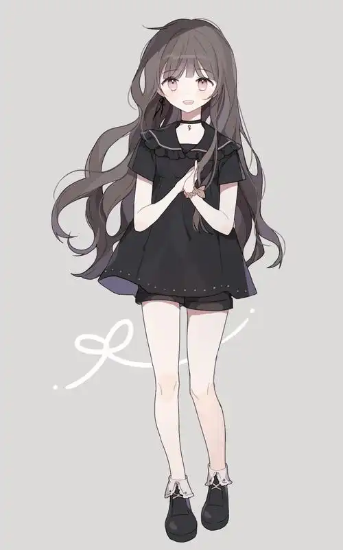 精选高清动漫二次元女生全身照