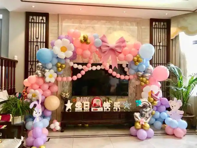 生日派对  #生日派对布置  #生日布置  #生日气球布置  #生日
