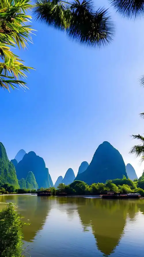 走进桂林深出风景吏美#桂林山水甲天下 #好山 - 抖音