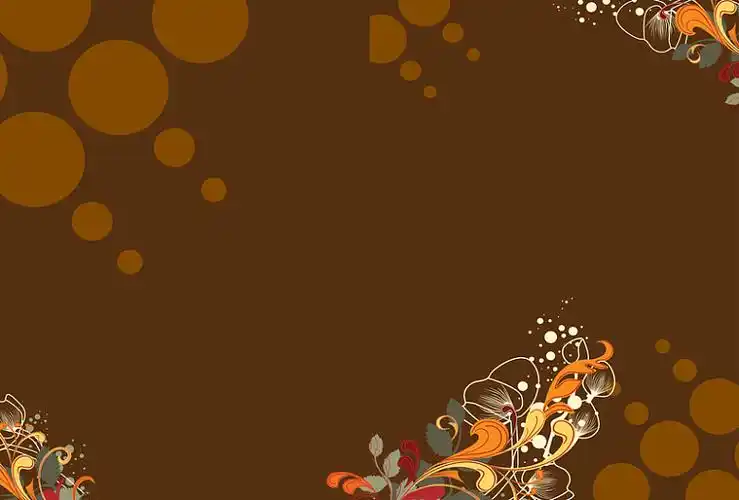 炫彩装饰时尚画册设计咖啡色矢量背景素材