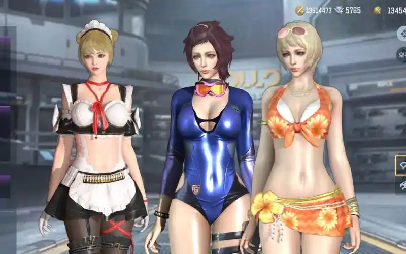 cf手游:盘点游戏中最性感的4位女角色,确定这不是"情趣火线"?