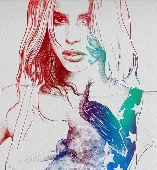 马德里的艺术家加布里埃尔·莫雷诺,是一位运用线条的高手,他本身从事