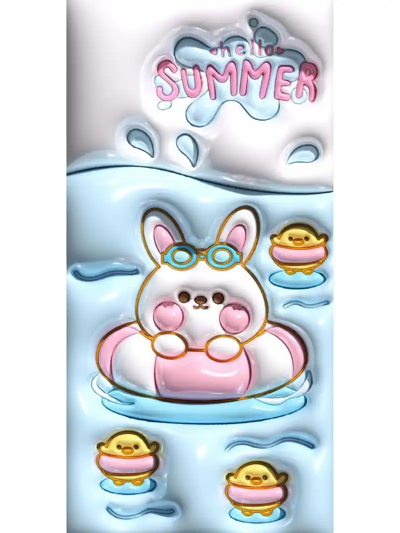 3d膨胀壁纸|可可爱爱的3d膨胀壁纸来咯～ 真的是超级无敌可爱的3d膨胀