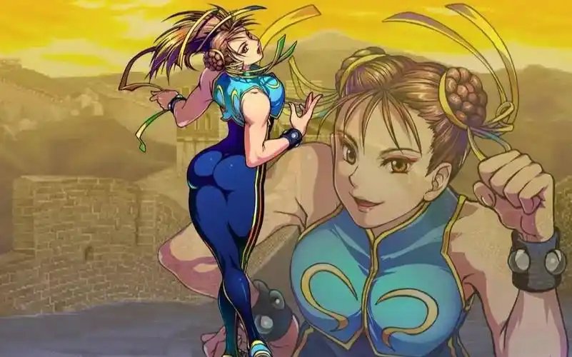 【街霸5】春丽vs卡琳(两位女格斗家的精彩切磋)