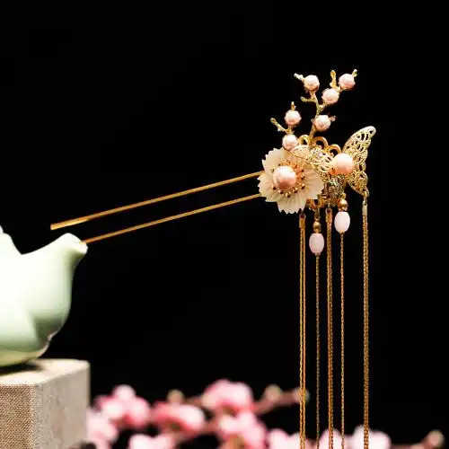 古装汉服发饰发簪古装头饰古风复古流苏古代头饰发梳步摇舞蹈表演