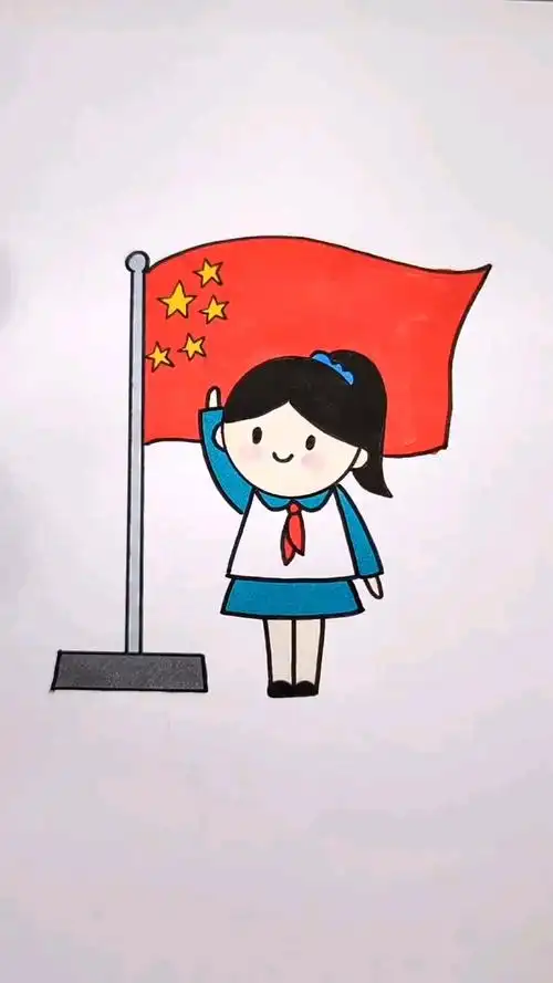 少先队简笔画