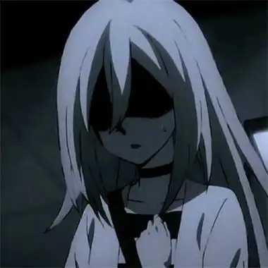 丧气黑白动漫头像女很丧很绝望的动漫女头像