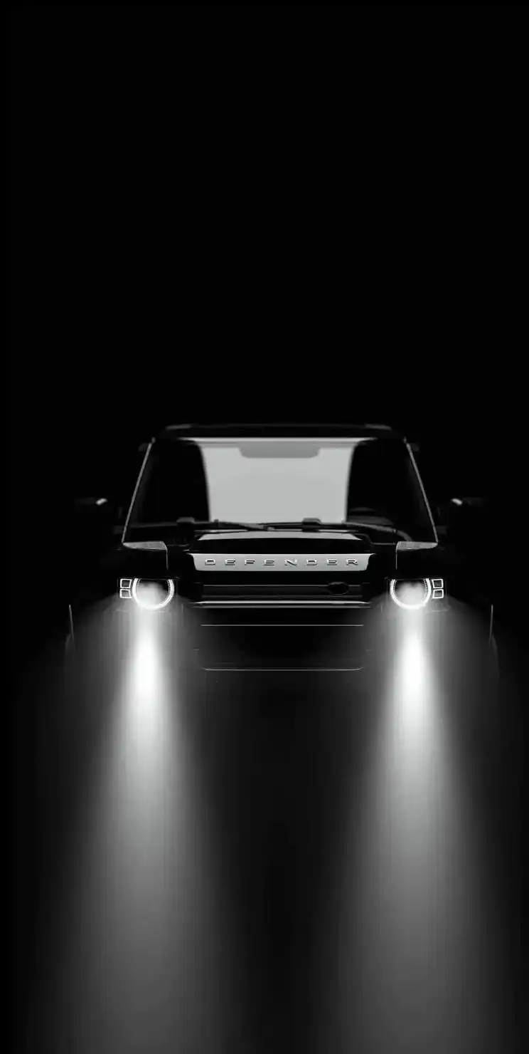 人见人爱的汽车开灯壁纸