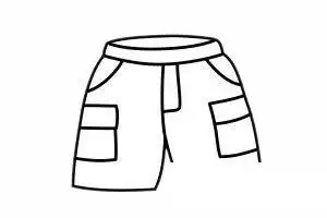 裤子简笔画图片