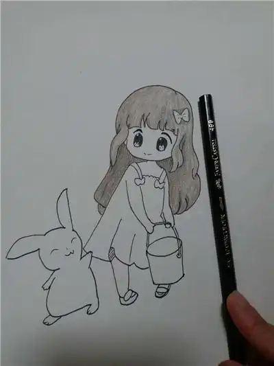 简单的漫画少女教程-露西学画画