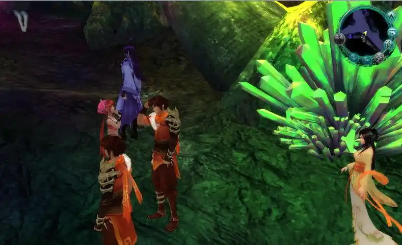 仙剑奇侠传5蜀山禁洞老是卡在一个地方动也不动 连毒影的影子也没见着