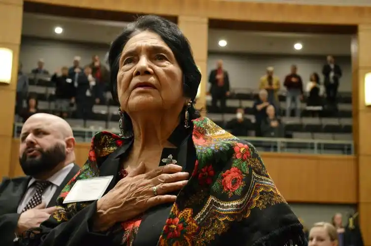 27, 2019, file photo, dolores huerta, the m