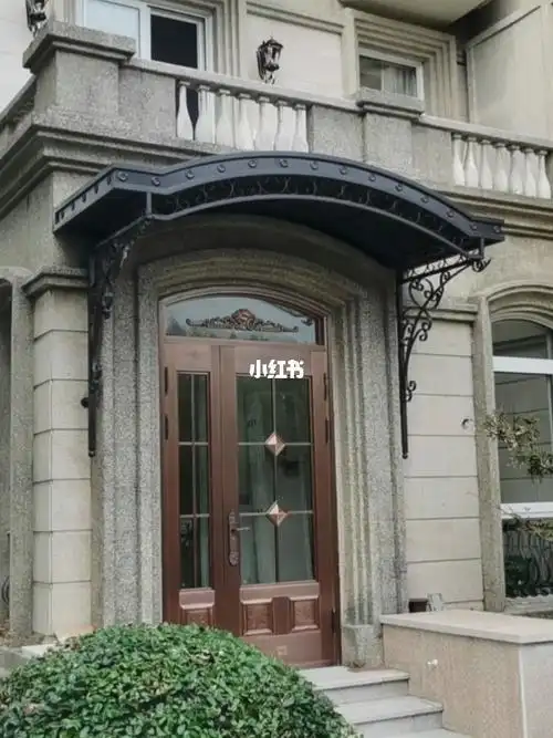 别墅门头铁艺雨棚