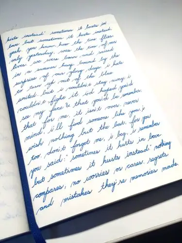 手写英文 someone like you