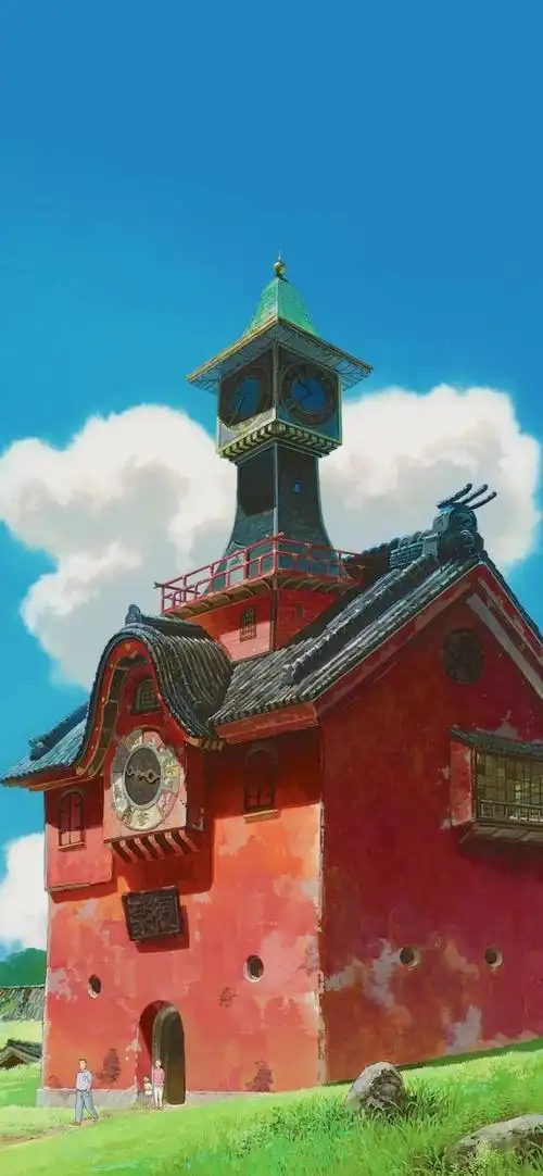 (宫崎骏唯美治愈系动漫风景壁纸)