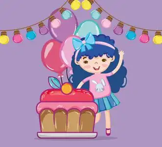 可爱可爱的白种人女婴的肖像,穿着图图薄纱裙庆祝她的第一个生日.