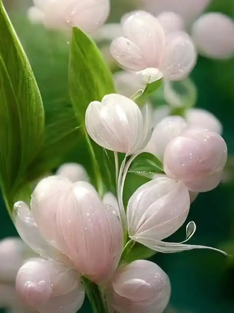 有一种花叫"铃兰花"它的花语是:经历苦难等到 - 抖音