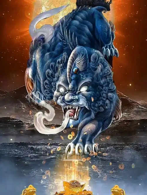 是不是很久没换壁纸了送一只貔貅给你