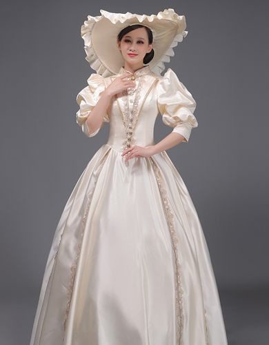 上海出租中世纪复古欧洲宫廷服华丽长裙华尔兹舞蹈服新品发布走秀