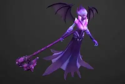 手绘 蝙蝠女王 吸血女妖【有动画】 蝙蝠女妖