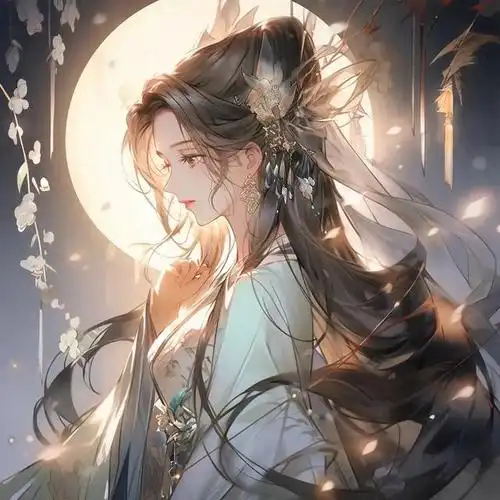 古风女子头像,花开有落时,人生容易老