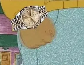 胖虎炫富:戴金表握紧拳头_金表_握紧拳头_炫富_胖虎表情