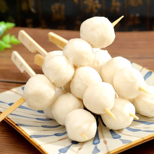 鱼丸手工实心鱼肉肉丸串串火锅食材麻辣烫关东鱼丸