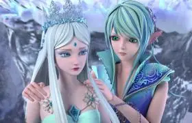 冰公主和水王子 #自截#.