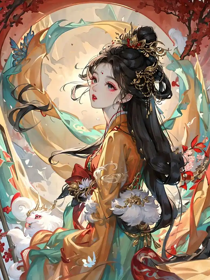 绘画素材 | 国风动漫少女